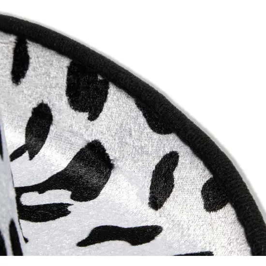 Cow Print Cowboy Hat for Men, Women, Western Cowgirl Hat for Halloween Costume, Birthday Party (Unisex, Adult Size, Black) {7}