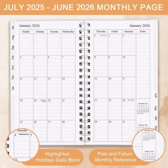 Pocket Planner 2025-2026 - 3.75 x 6.75 Inches - Twig {3}