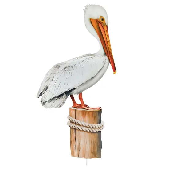 Collections Etc Realistic Pelican Outdoor Garden Stake {2}