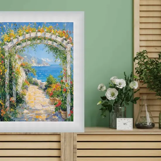 Modern Stainless Steel Flat Picture Frame 28x40 frame {5}