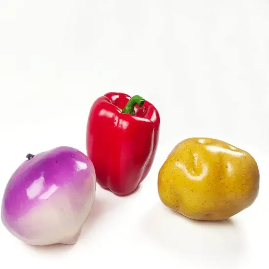 11 Pcs Artificial Vegetables, Faux Fake Mixed Vegetables Decoration {2}