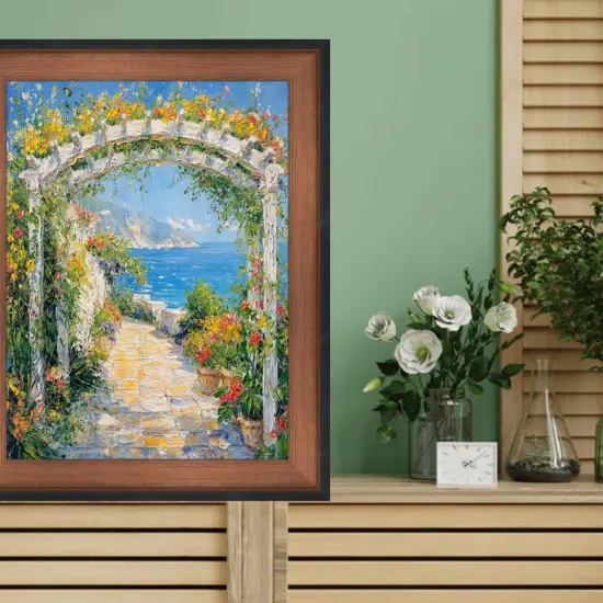 Vintage Brushed Rust Copper Black Picture Frame 30x40 frame {5}