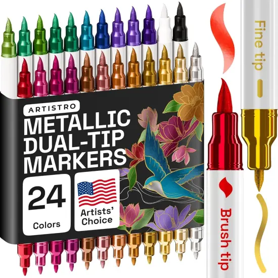 Dual Tip Acrylic Paint Markers {1}