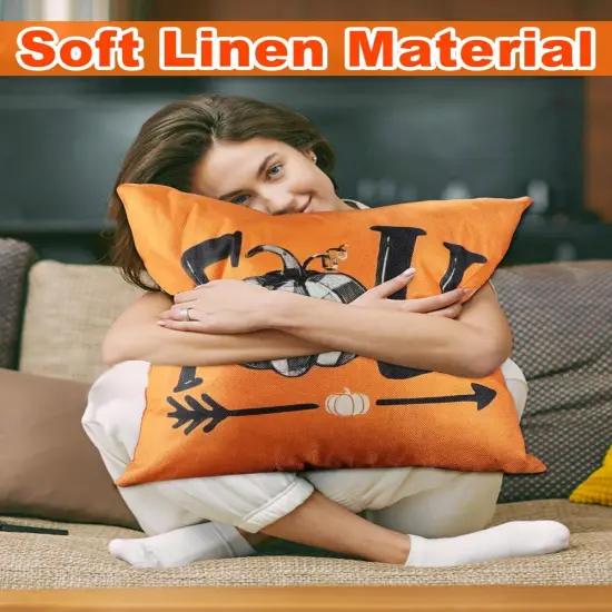 Decorations Pillow Covers Double-Side Printing 20'' x 20'' Set of 4, {6}