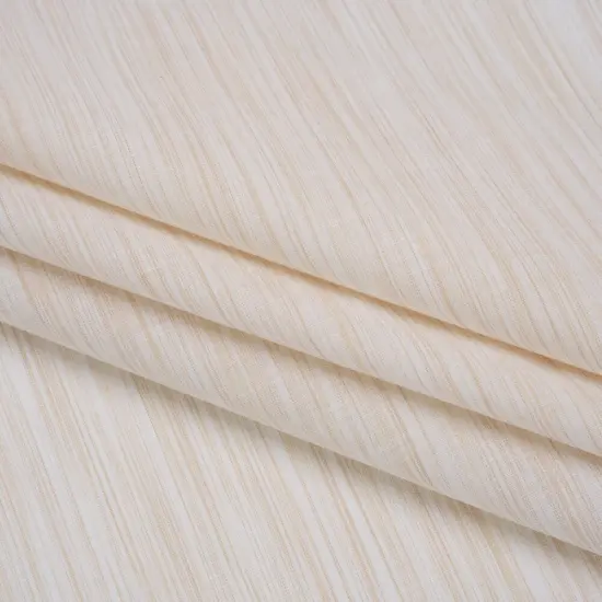 1 Yard Cream Striated Quilting Cotton Fabric Premium Drape Quality, 43 Inches Wide {1}