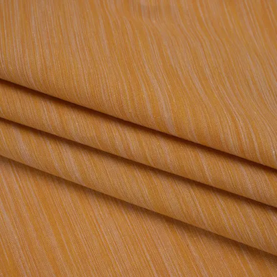 1 Yard Woven Quilting Cotton Fabric Tangerine Striated, 43 Inch Width {1}