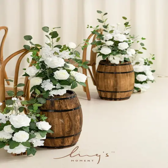 Centerpieces for Ceremony Reception Rose Floral Party Outdoor Decor {4}