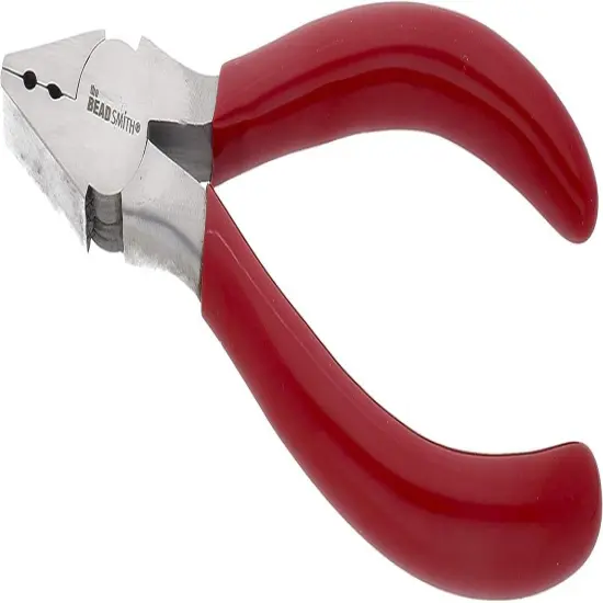 The Beadsmith Fold-Over Crimp Pliers for Leather, Suede, and Crimping, Jewelry Making Supplies {1}