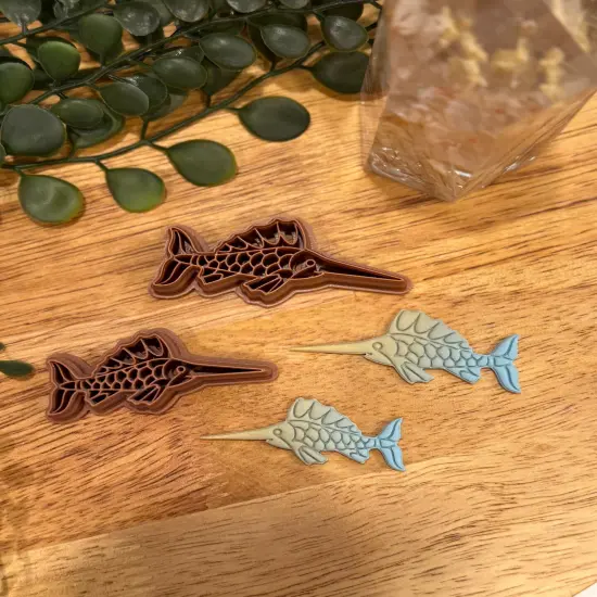 SWORDFISH | SUMMER SOLSTICE | SEALIFE | POLYMER CLAY CUTTER {1}
