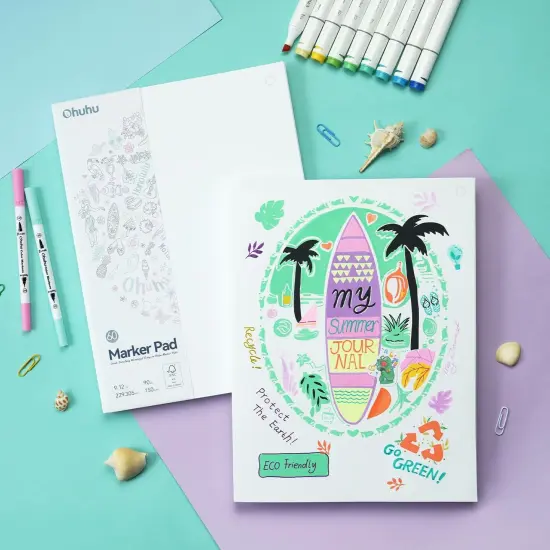 Double-Sided Marker Pad Art Sketchbook Bleedproof {6}