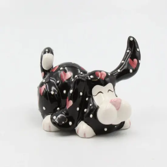 Ceramic Full of Love Dog Figurine, Gift for Dog Lover, Home Decor {3}