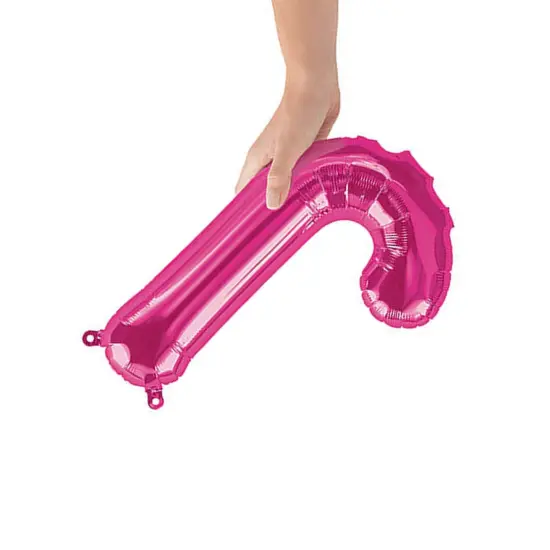 NorthStar Balloons&reg; 16 Inch Letter J Magenta Air Fill Only {4}