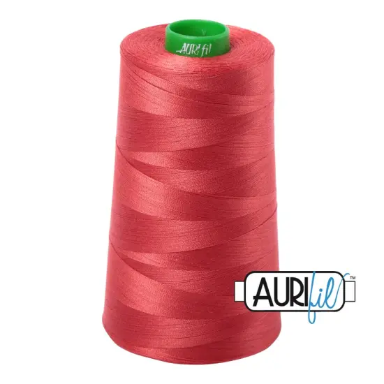 Dark Red Orange (2255) | 40wt Cone (4700M / 5140Y) | Aurifil Thread {1}