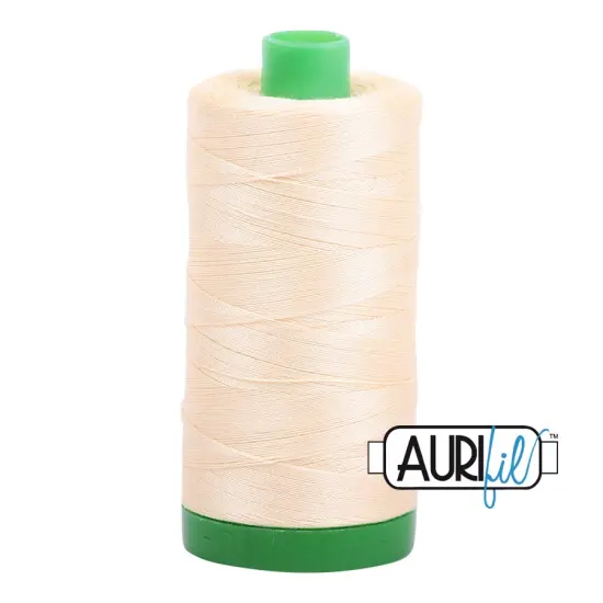 Butter (2123) | 40wt Large Spool (1000M / 1094Y) | Aurifil Thread {1}