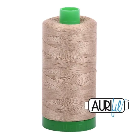 Linen (2325) | 40wt Large Spool (1000M / 1094Y) | Aurifil Thread {1}