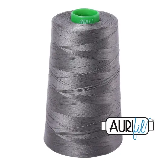 Grey Smoke (5004) | 40wt Cone (4700M / 5140Y) | Aurifil Thread {1}