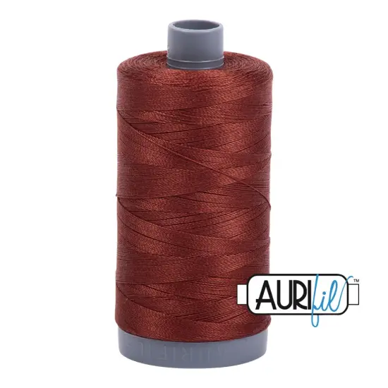 Copper Brown (4012) | 28wt Large Spool (750M / 820Y) | Aurifil Thread {1}