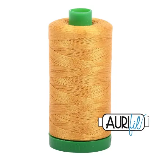 Orange Mustard (2140) | 40wt Large Spool (1000M / 1094Y) | Aurifil Thread {1}