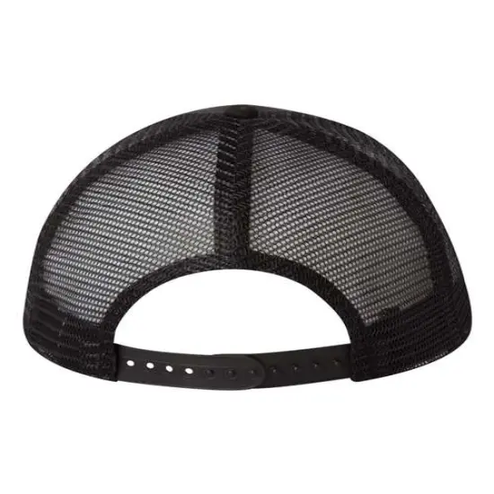 Valucap&reg; Mesh Back Twill Trucker Cap Black {2}