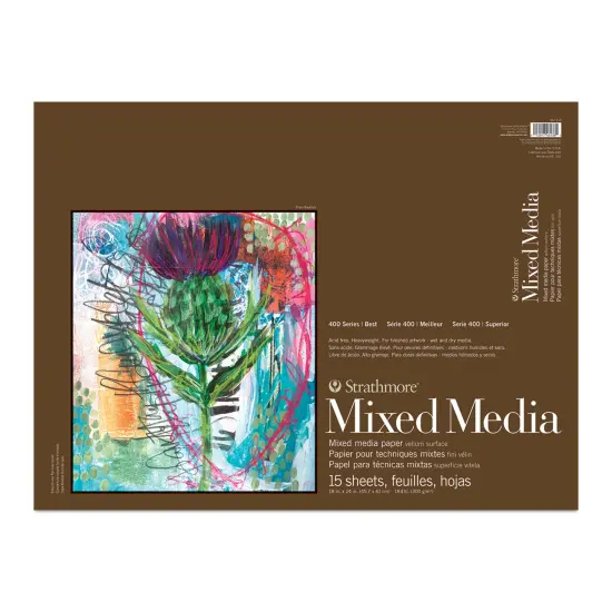 Strathmore 400 Series Mixed Media Pad - 18" x 24", 15 Sheets {1}
