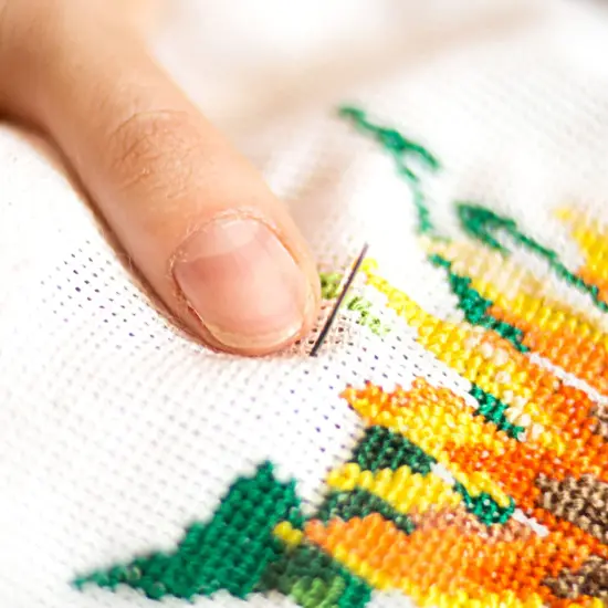 6 Pieces Aida Cloth 14 Count White Cross Stitch Fabric for Craft Embroidery, Handmade Needlework, DIY Handicrafts, 12 by 18-Inch {3}