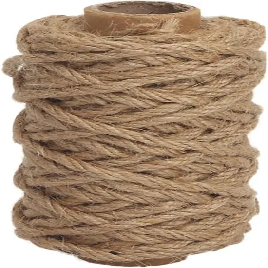 4mm Thick 66 Feet Long Strong Natural Jute Twine {1}
