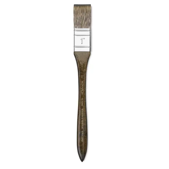 Winsor & Newton Monarch Mongoose Brush - Glazing, Short Handle, 1" {2}