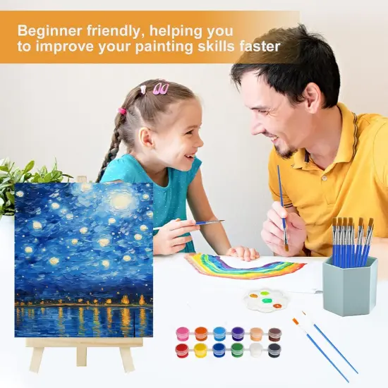 10 Pack Canvas Painting Kit for Adults {2}