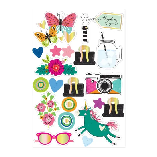 Vicki Boutin Bold And Bright Sticker Book-8 Sheets {6}