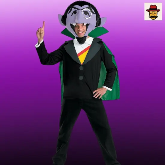 The Count Sesame Street Adult Costume for Halloween Parties {3}