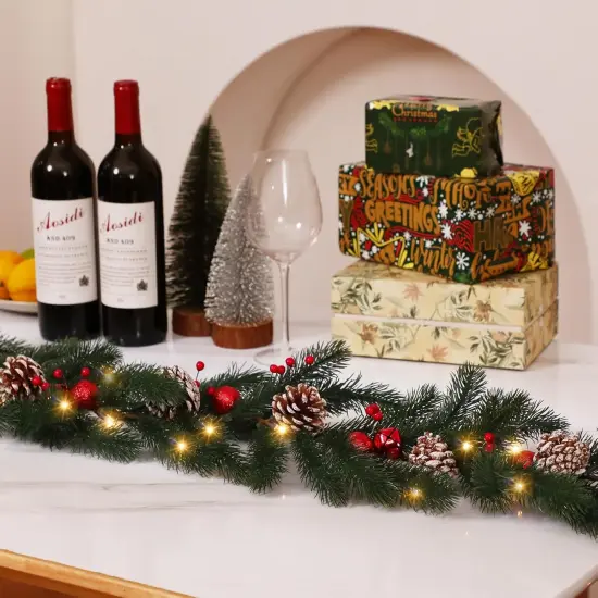 6 FT Christmas Garland {4}