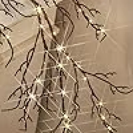 Warm White Lights Christmas Garland {2}