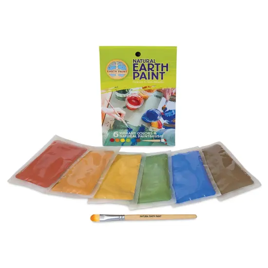 Natural Earth Paint Tempera Paint Powders - Petite Set of 6, Assorted Colors, 3 oz {1}