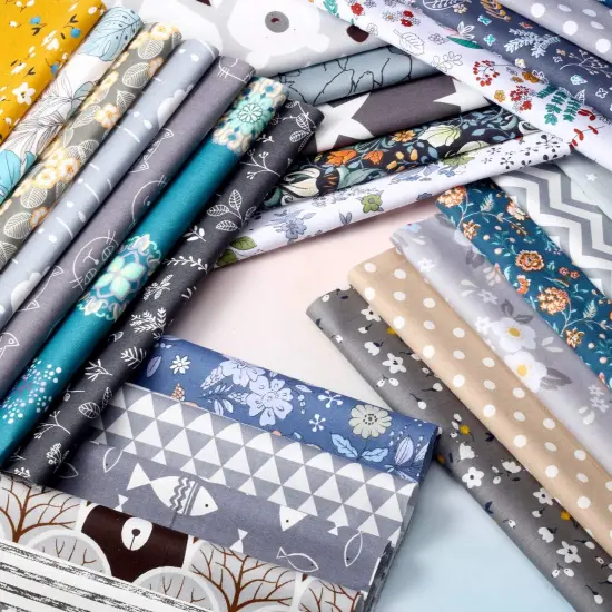 30 Pieces 10 x 10 Inches Cotton Fabric Bundle Squares {5}