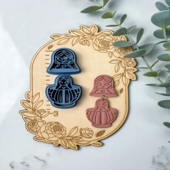 Russian Nesting Doll Set | Tattoo | Clay Cutters {1}