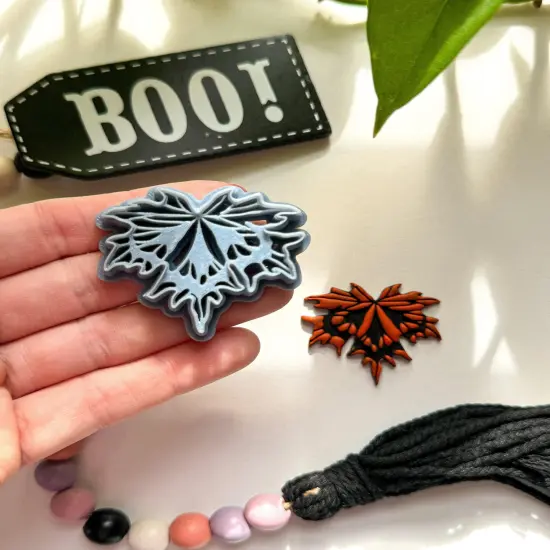 MAPLE LEAF JACK O&rsquo;LANTERN | HALLOWEEN | CLAY CUTTER {3}
