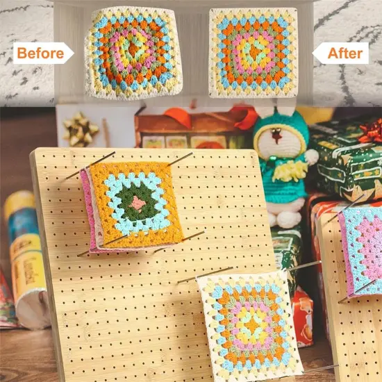 Crochet Blocking Board Handcrafted with Knitting Blocking Mat {4}