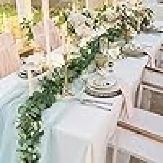 Gypsophila and Willow Leaves Faux Hanging {2}