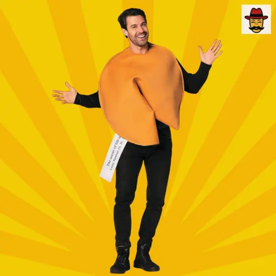 Fortune Cookie Costume Funny Food Tunic For Halloween Or Party Wear {1}