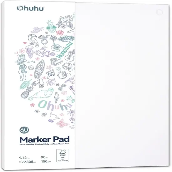 Double-Sided Marker Pad Art Sketchbook Bleedproof {1}
