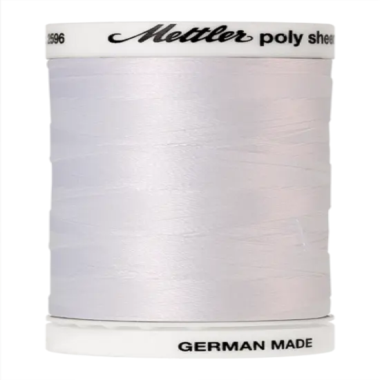 White (2596-0015) | Poly Sheen (800M / 875Y) | Mettler Thread {1}