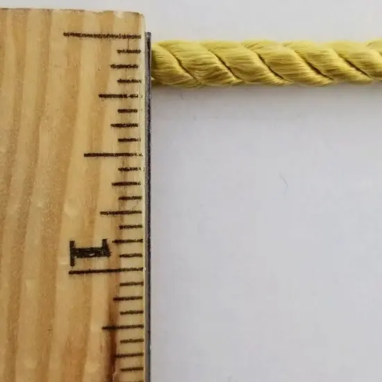 3/16" Twist Cord Rope Trimming - 18 Continuous Yards - MADE IN USA! Antique gold {2}