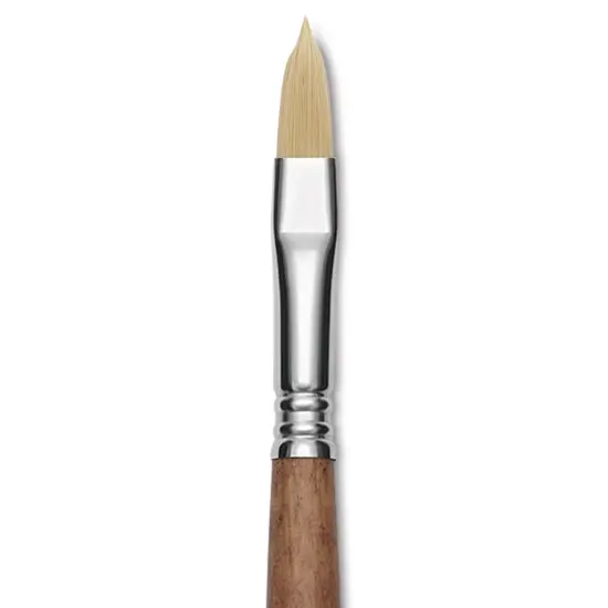 Escoda Futura Synthetic Bristle Brush - Series 5414, Filbert, Size 10, Long Handle {1}