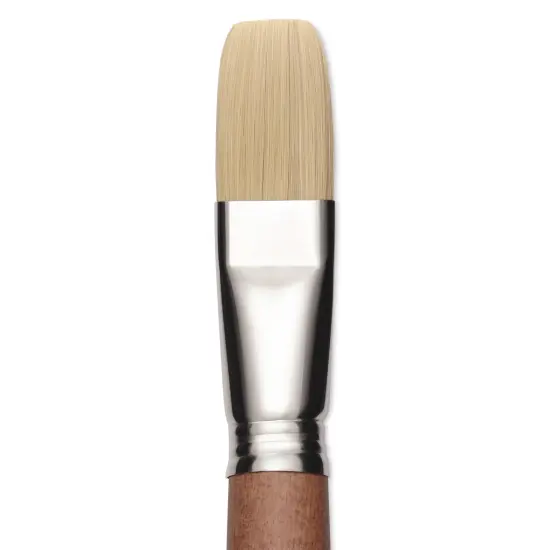 Escoda Futura Synthetic Bristle Brush - Series 5424, Flat, Size 24, Long Handle {1}