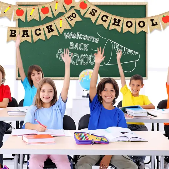 3Pcs 100 Days of School Banner Back To School {4}