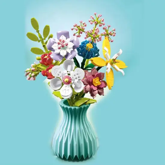Constructor flower bouquet in a vase F07M9-3(109) {2}