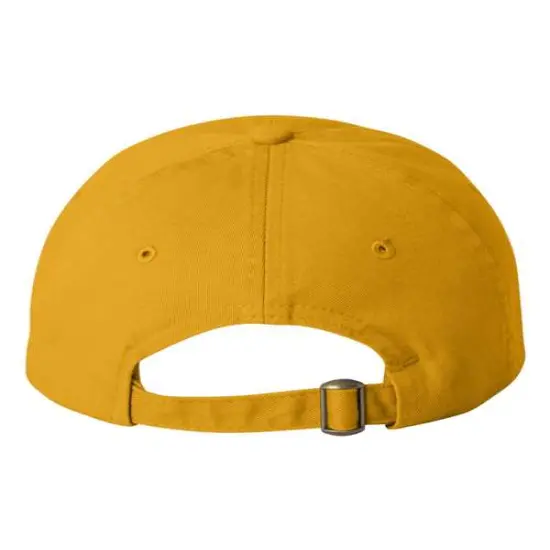 Valucap&reg; Adult Bio Washed Classic Dad Hat Gold {2}