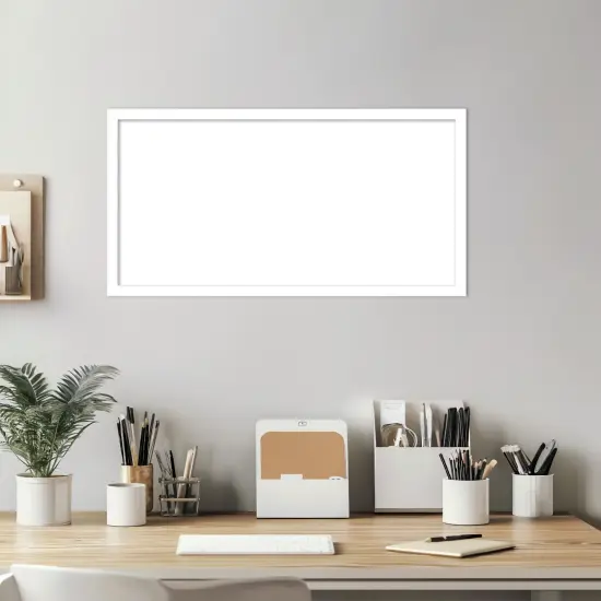 Svelte Framed Dry Erase Magnetic Board White {6}