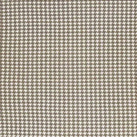 1 Yard Houndstooth Mesh Fabric Lightweight Stretch Print 54 Inches Wide BROWN {4}