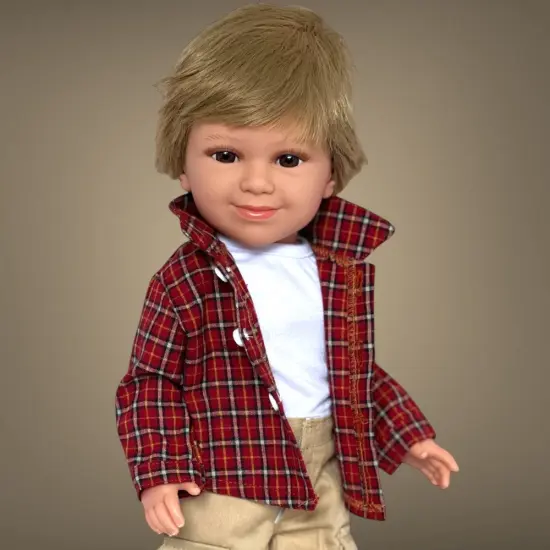 Lincoln: The Adventurous Little Boy Doll- Blonde Hair Brown Eyes {2}